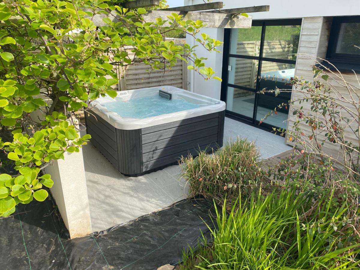 Maison Villa Montmarin Vue Mer Bretagne Nord Vers Roscoff Carantec Morlaix Plouescat Locquenole Avec Son Spa Et Sa Vue Mer 外观 照片