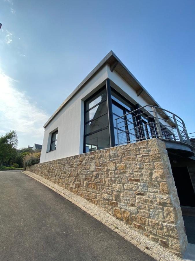 Maison Villa Montmarin Vue Mer Bretagne Nord Vers Roscoff Carantec Morlaix Plouescat Locquenole Avec Son Spa Et Sa Vue Mer 外观 照片