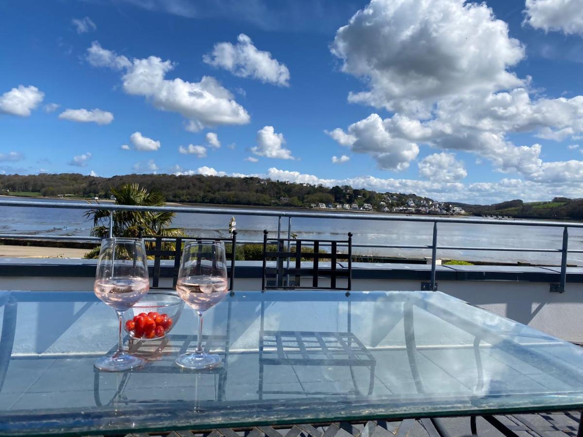 Maison Villa Montmarin Vue Mer Bretagne Nord Vers Roscoff Carantec Morlaix Plouescat Locquenole Avec Son Spa Et Sa Vue Mer 外观 照片